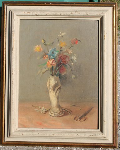 Appraisal: SIMPSON Maxwell Stewart American - ''Flowers'' Oil Canvas Board ''