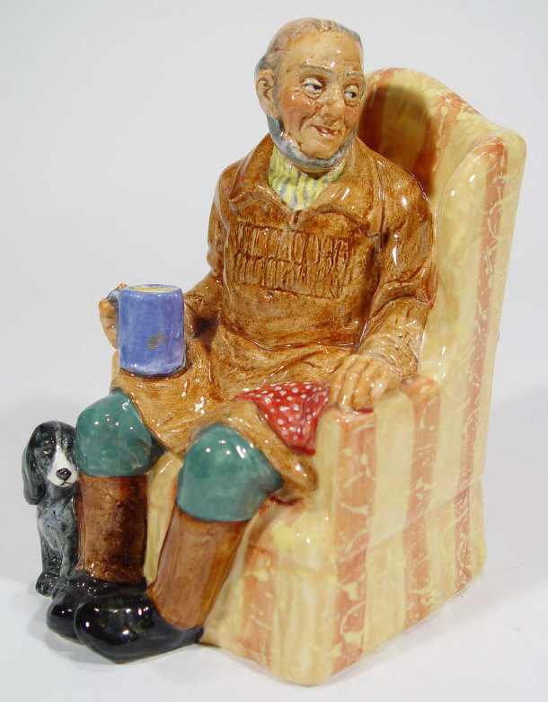 Appraisal: Hand painted Royal Doulton figure 'Uncle Ned' HN factory mark