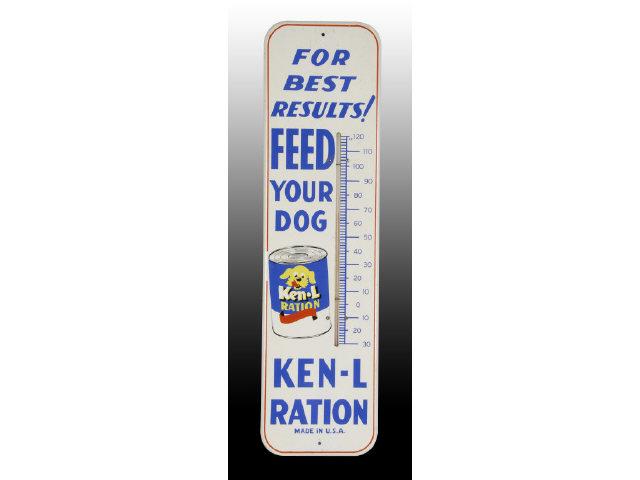 Appraisal: Ken-L Ration Tin Thermometer Description s to s Minor edge