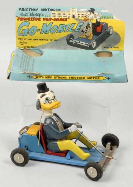 Appraisal: Tin Litho Marx Professor Von Drake Go-Kart Toy Description American