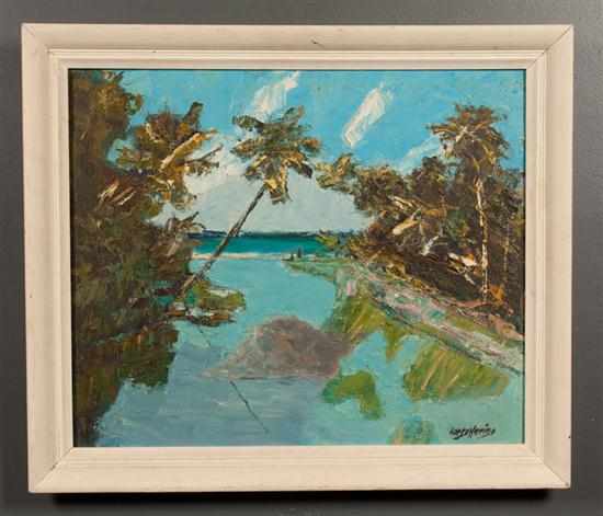 Appraisal: Harry Hering American - Florida Landscape oil on board signed