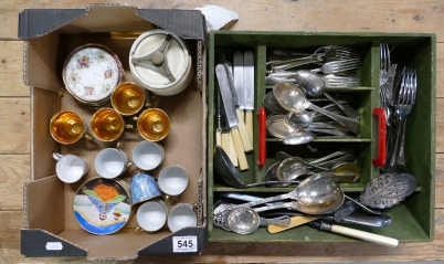 Appraisal: A mixed collection of items to include Edwardian Silver plated