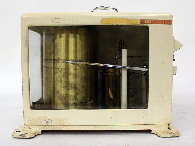 Appraisal: A MARINE BAROGRAPH by Casella of London in a cream