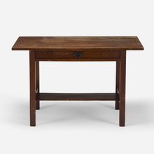 Appraisal: Gustav Stickley LIBRARY TABLE MODEL USA - oak patinated iron