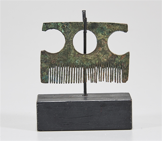 Appraisal: Viking-era bronze comb from Northern Europe c th - th