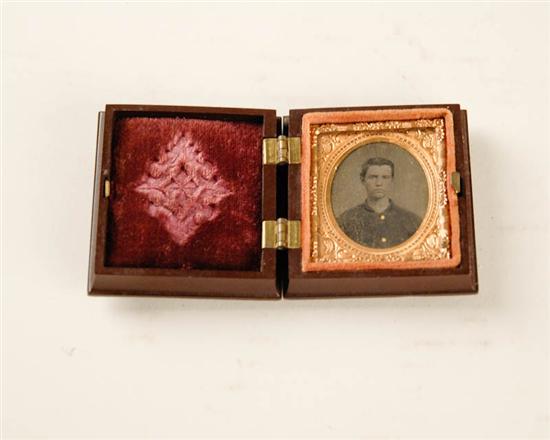 Appraisal: A Small and Rare Thermoplastic Image Case made by Holmes