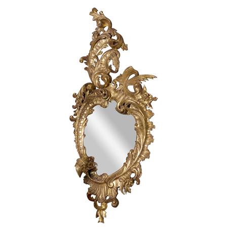 Appraisal: Louis XV Style Gilt-Wood Mirror Estimate -