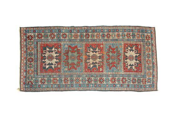 Appraisal: ORIENTAL RUNNER Caucasian late th-early th century Kazak or Ganga