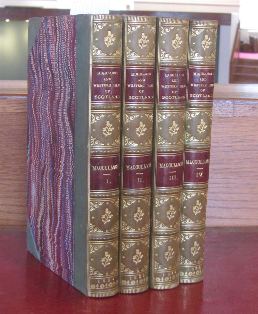 Appraisal: MACCULLOCH JOHN THE HIGHLANDS AND WESTERN ISLES OF SCOTLAND volumes