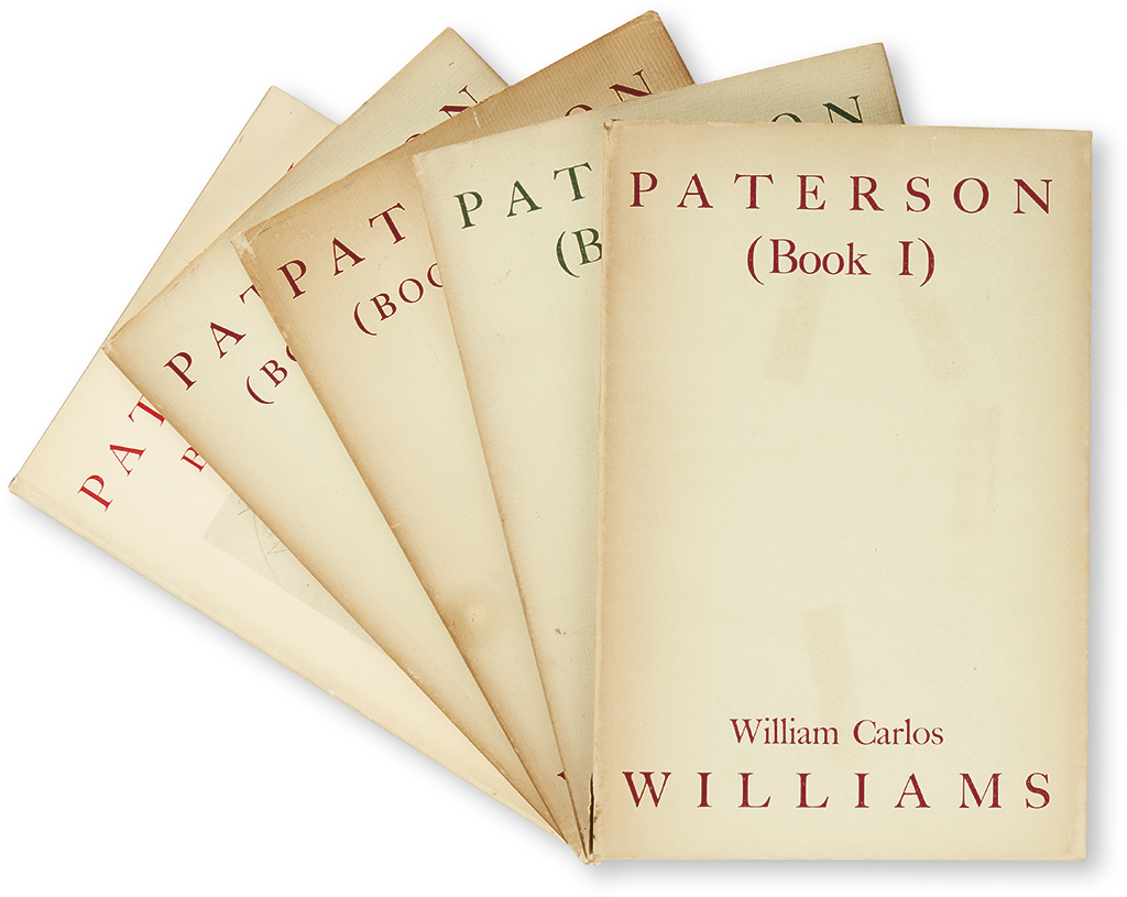 Appraisal: WILLIAMS WILLIAM CARLOS Paterson Books One to Five Together volumes