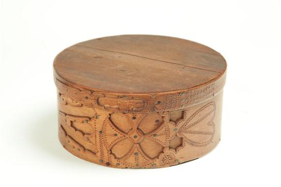 Appraisal: SAILOR'S BOX American th century maple and pine Bentwood box