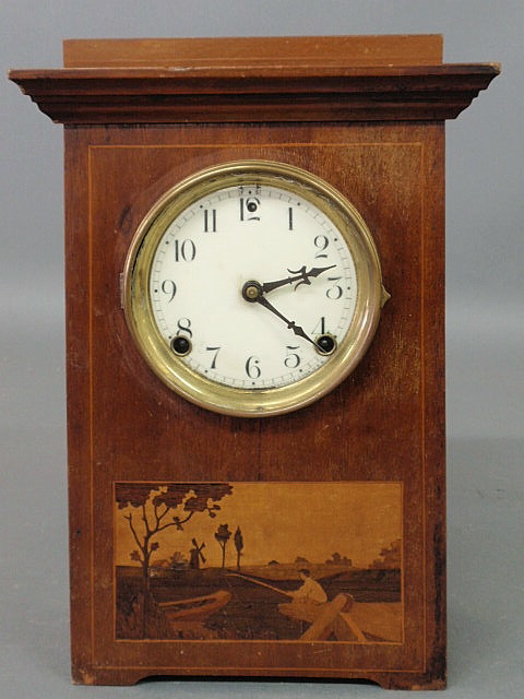 Appraisal: Arts Crafts mantel clock by Sessions Clock Co with inlaid