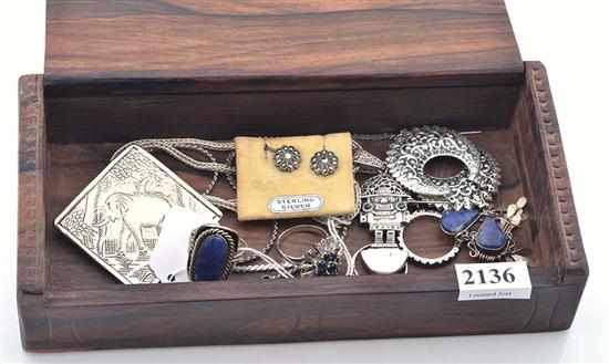 Appraisal: A COLLECTION OF JEWELLERY INCLUDING SILVER