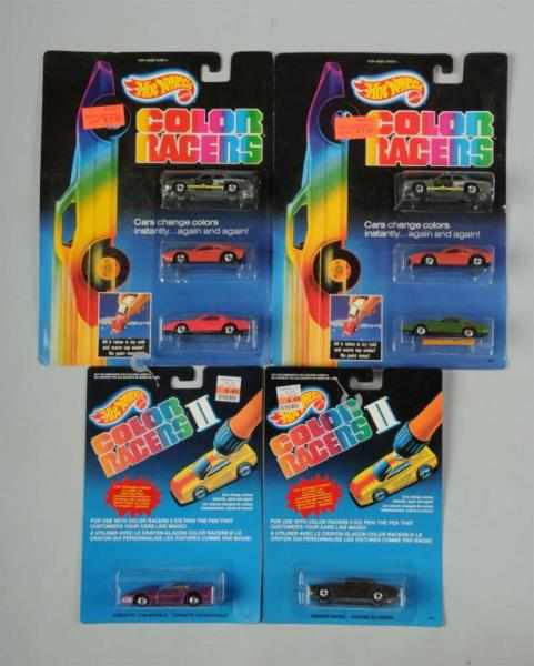 Appraisal: Lot of Mattel Hot Wheels Color Racers Description Includes nine