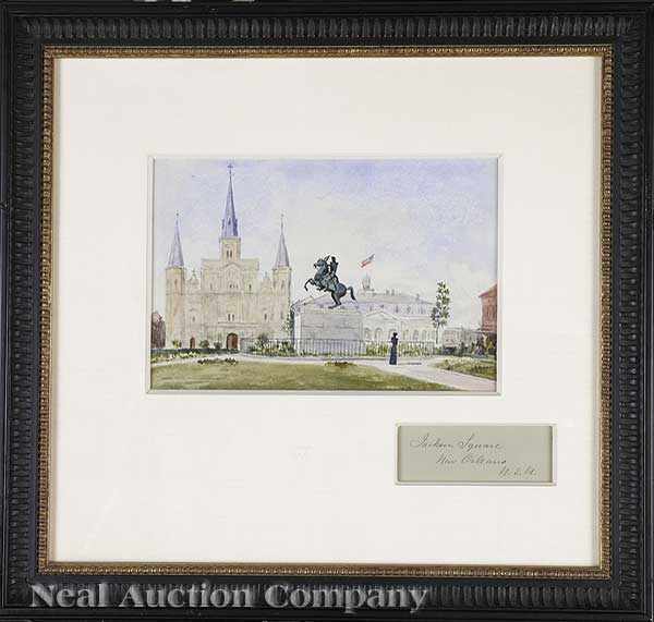 Appraisal: Robert Harvey American th c Jackson Square New Orleans Louisiana