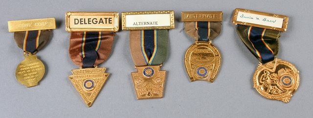 Appraisal: American Legion department of Pa convention badges