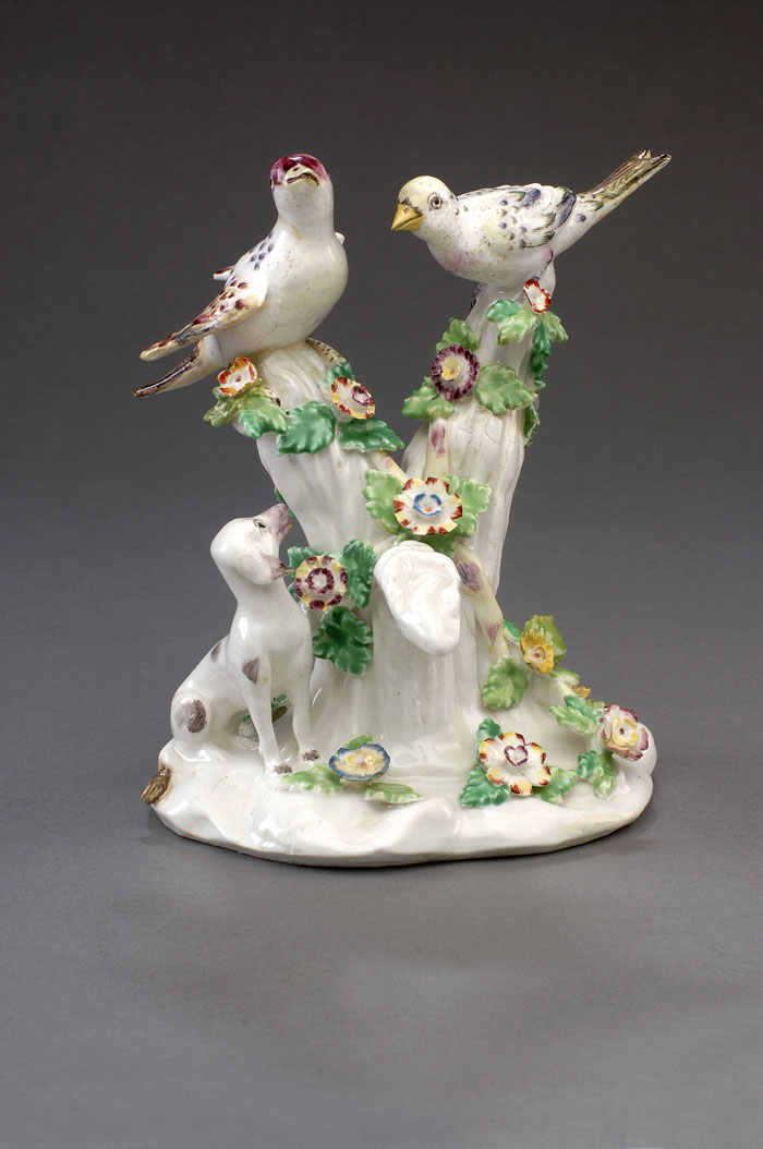 Appraisal: BOW PORCELAIN GROUP OF 'BIRDS IN BRANCHES ' CIRCA -