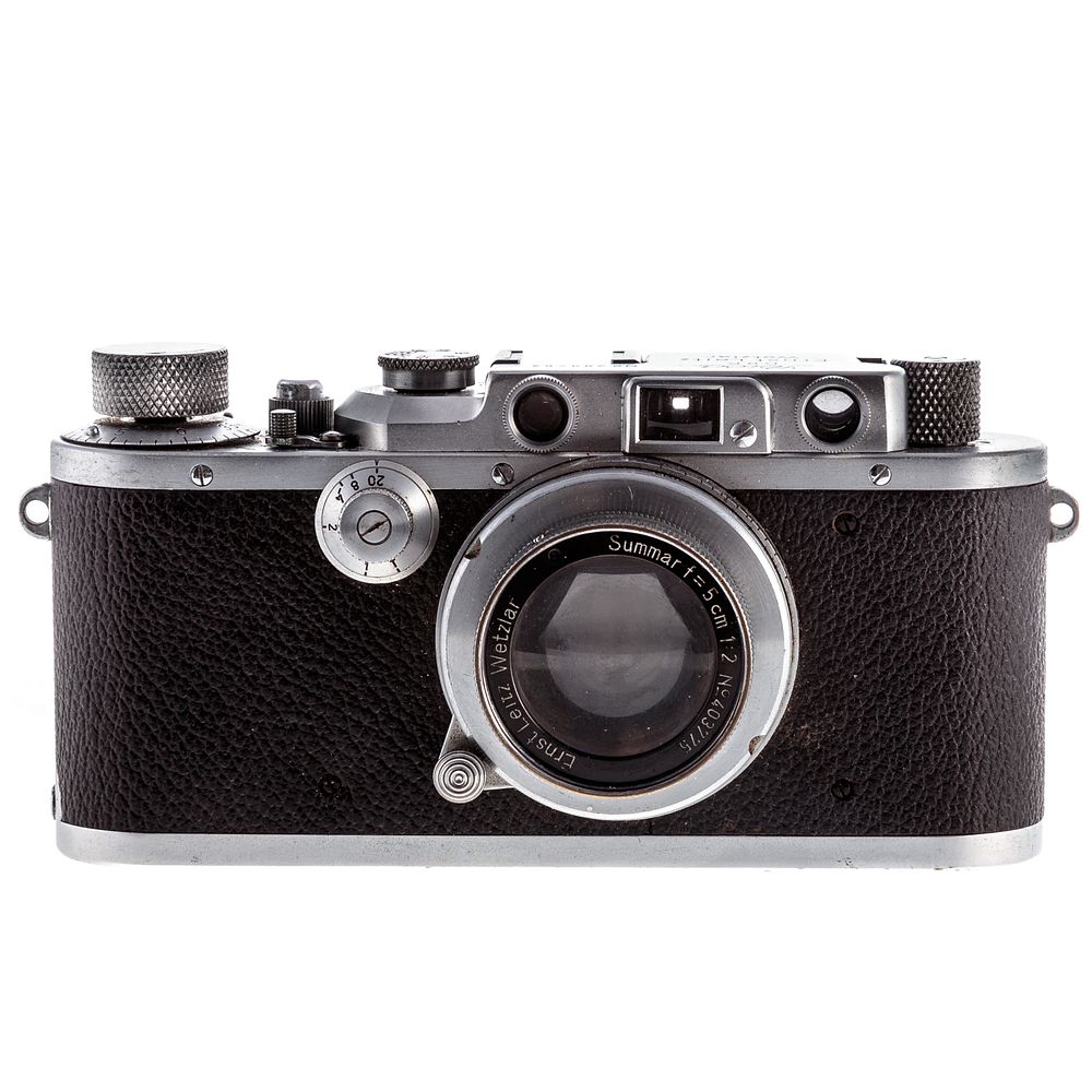 Appraisal: Leica III Camera With Summar Lens camera serial dated with