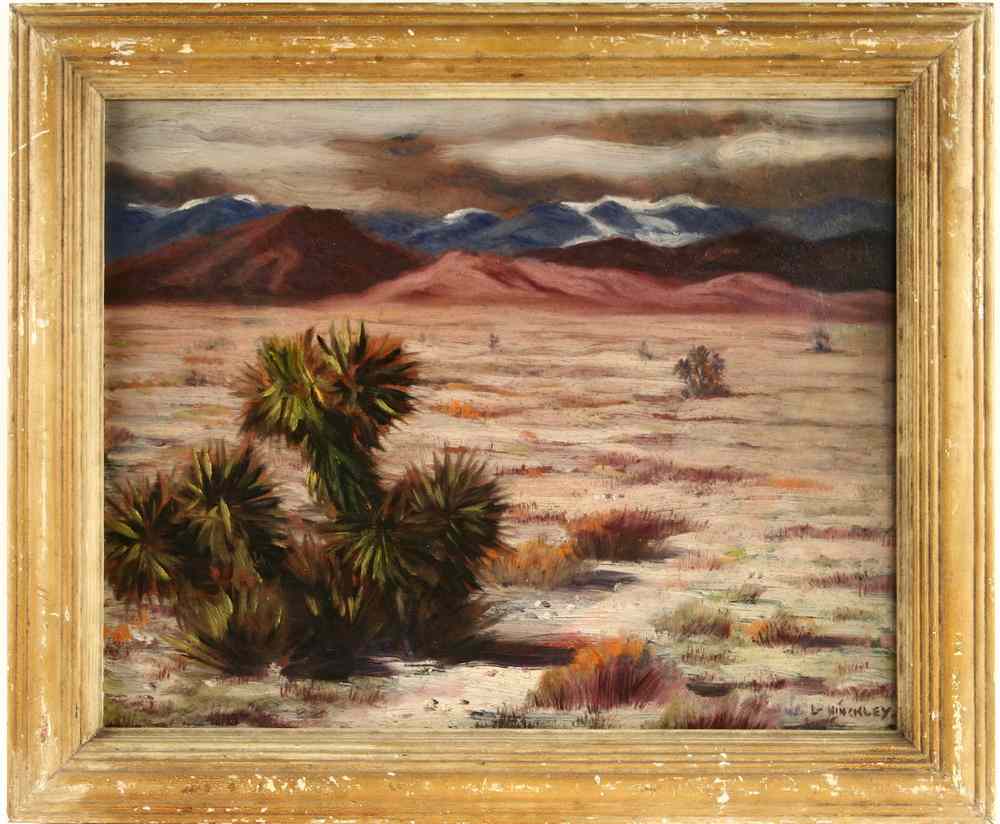 Appraisal: OOP - Yucca Bush in the Desert by Lawrence Bradford