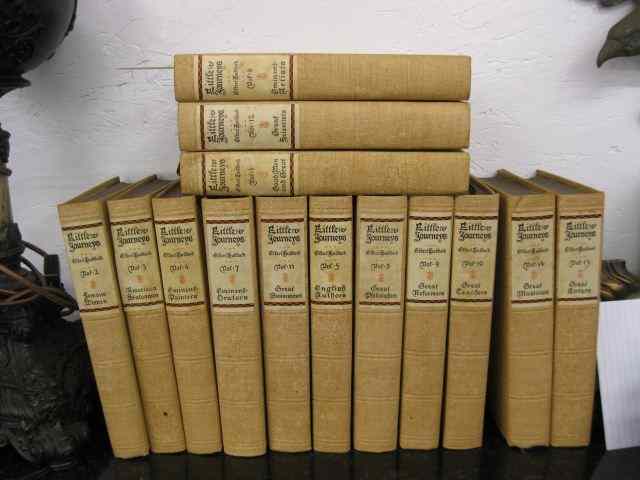 Appraisal: Volumes Roycroft Elbert Hubbard Books ''Little Journeys''