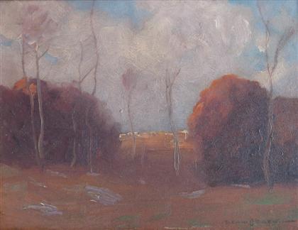 Appraisal: ROBERT EMMETT OWEN american - LANDSCAPE IN FALL COLORS Signed