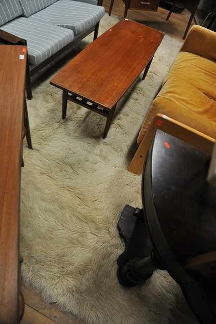 Appraisal: A FLOKATI SHAG PILE WOOLEN RUG