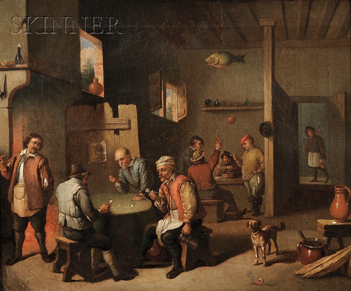 Appraisal: Manner of David Teniers the Younger Flemish - Lot of