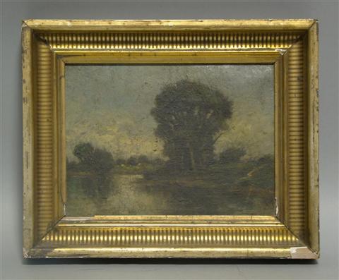 Appraisal: ATTRIBUTED TO FRANK DE HAVEN AMERICAN TH CENTURY LANDSCAPE Oil