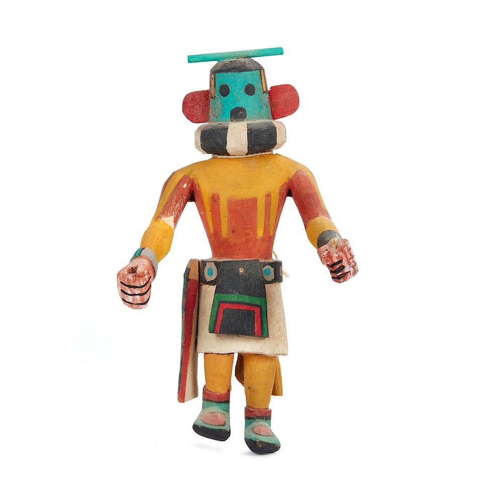 Appraisal: Wood Carrying Kachina Hakto Hopi Wood Carrying Kachina Hakto unknown