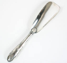 Appraisal: WMF Jugendstil Art Nouveau silvered metal shoe horn or scoop