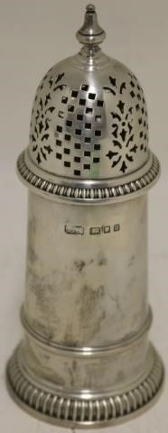 Appraisal: STERLING SILVER SUGAR SHAKER LONDON CARRINGTON CO HIGH OZT