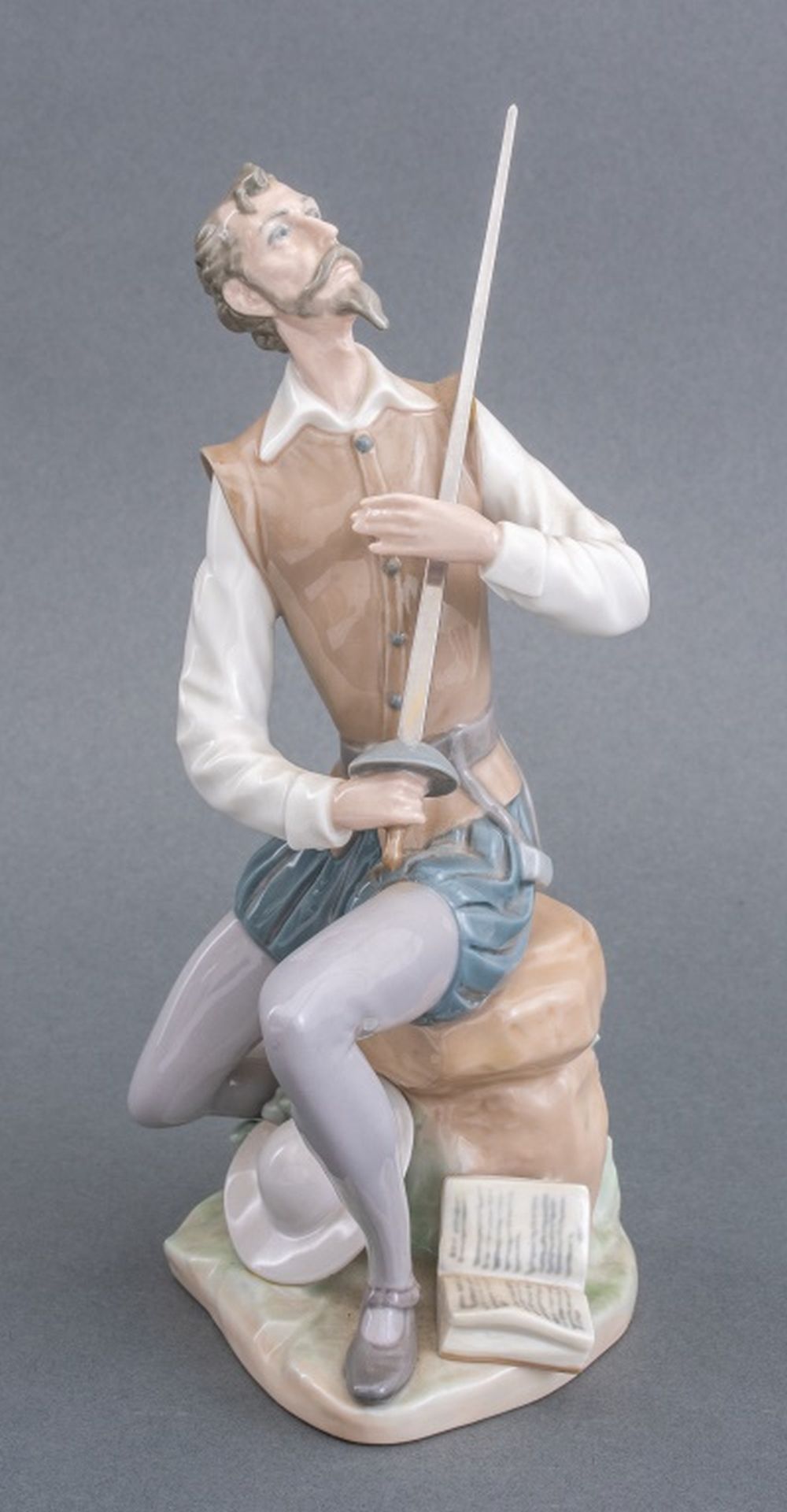 Appraisal: LLADRO ORATION DOM QUIXOTE PORCELAIN FIGURINE Lladro Oration glazed porcelain