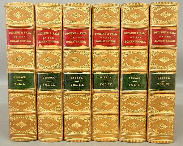 Appraisal: - Books- Six volumes Decline and Fall of the Roman