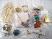 Appraisal: A mixed lot including white metal tests silver and costume