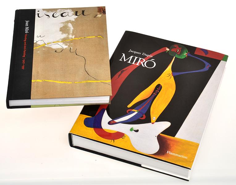 Appraisal: MIRO JOAN ILLUST TWO MIRO REFERENCE BOOKS INCLUDING PAINTING AND