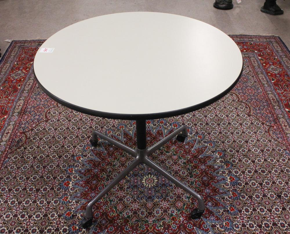 Appraisal: ROUND EAMES LOW CONFERENCE TABLE Charles Ray Eames design for