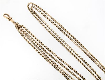 Appraisal: A gold longuard chain cm g