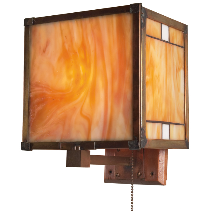 Appraisal: Frank Lloyd Wright sconce from the Hotel Geneva Lake Geneva