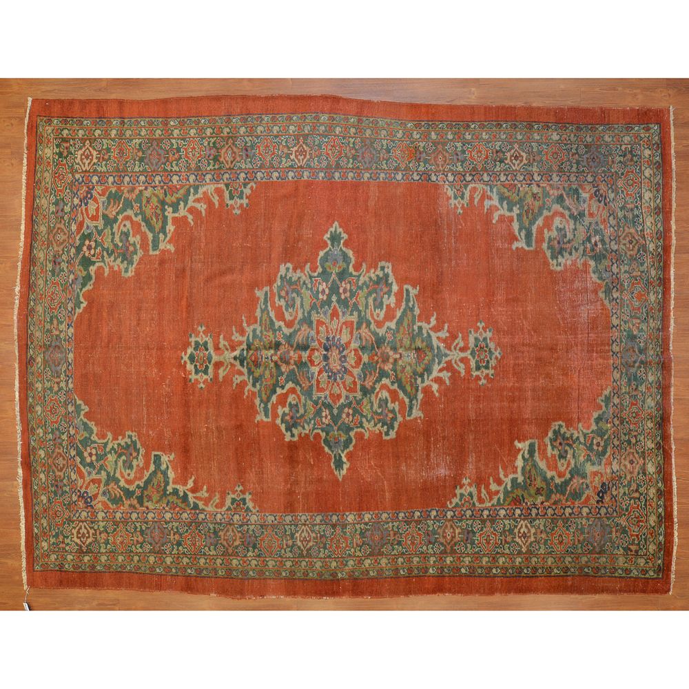 Appraisal: Antique Mahal Rug Persia x First quarter- th century hand-knotted