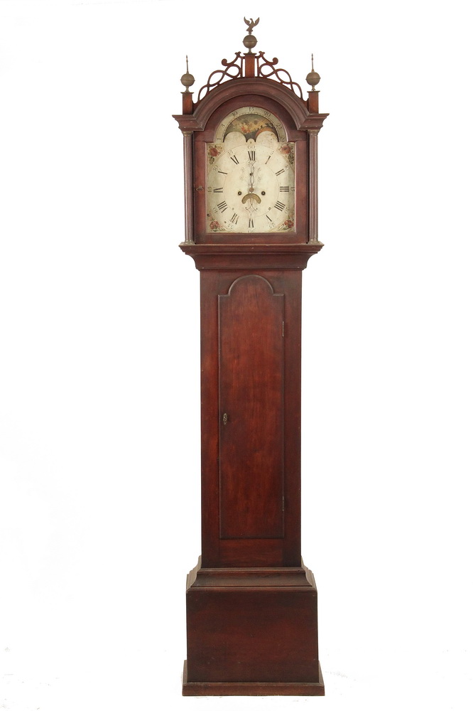 Appraisal: VERMONT TALL CLOCK - Loring Family Formal Grandfather Clock with