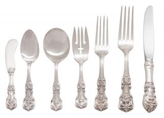 Appraisal: An American Silver Flatware Services Reed Barton Taunton MA Francis