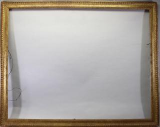 Appraisal: Vintage Wooden Frame Vintage wooden frame Rabbet size x inches