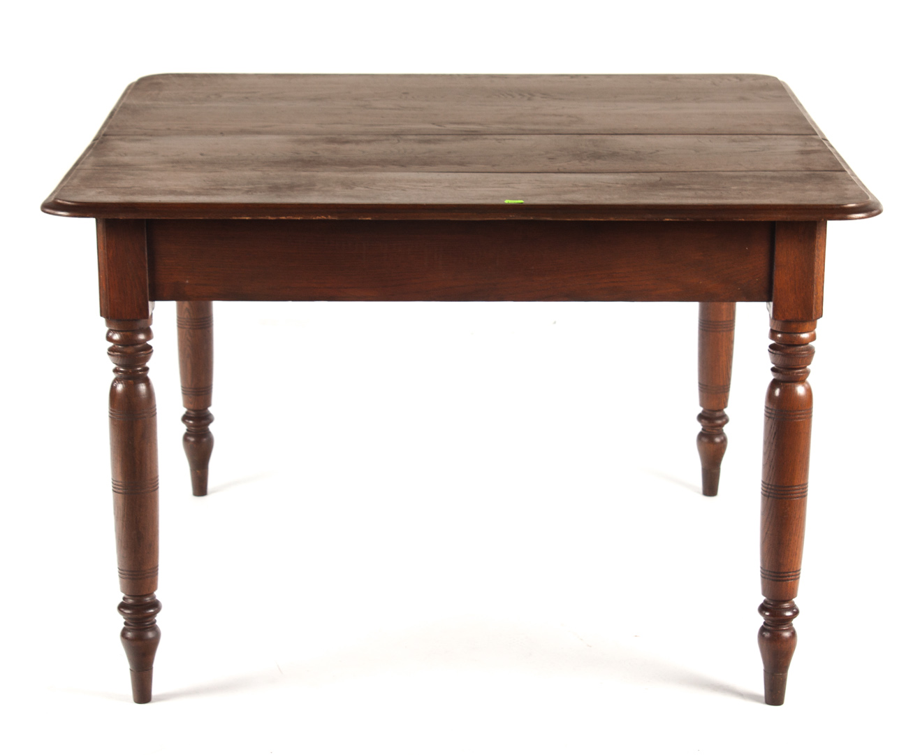 Appraisal: Victorian oak extension dining table mid- th century with four