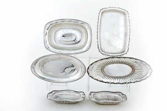 Appraisal: Whiting sterling trays and dishes New York first quarter th