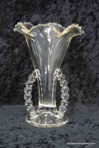 Appraisal: Imperial Glass ''Candlewick'' '' Fluted VaseCandlewick was produced by Imperial