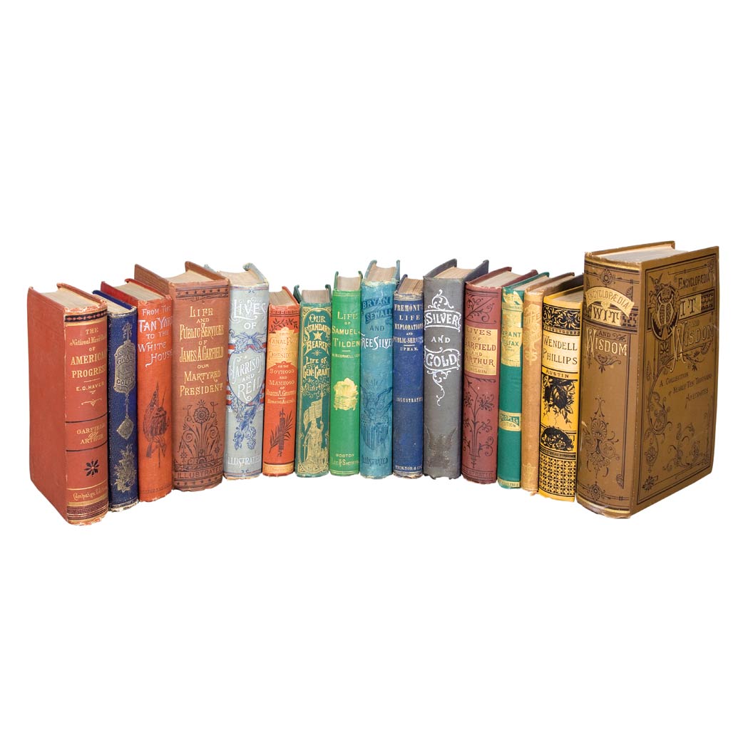 Appraisal: FINE BINDINGS Group of approximately forty volumes each in a