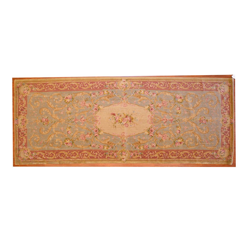 Appraisal: Savonnerie Gallery Rug China x Fourth quarter- th century hand-knotted