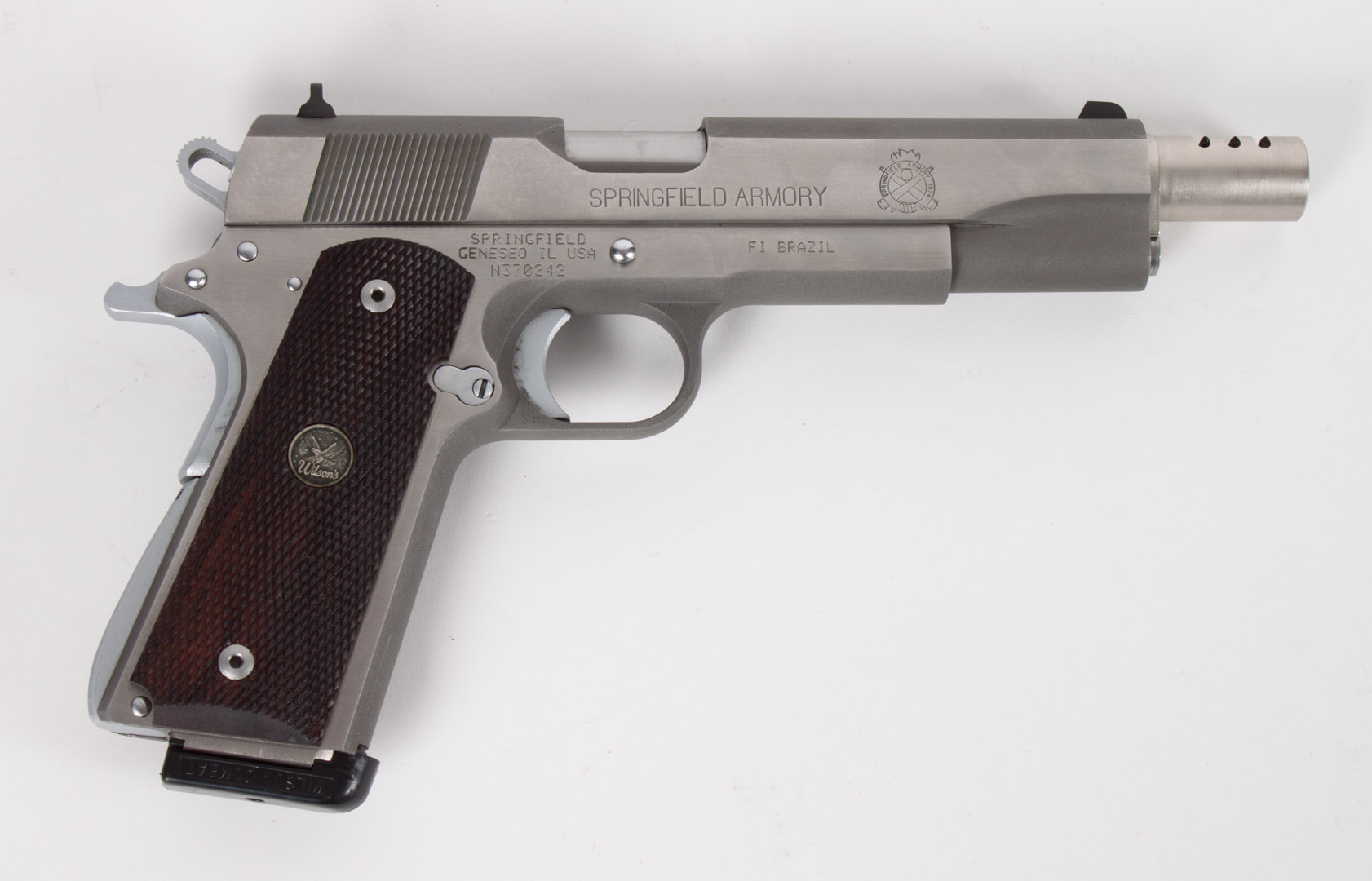 Appraisal: Springfield Armory -A Semi-Automatic Pistol serial N caliber the barrel