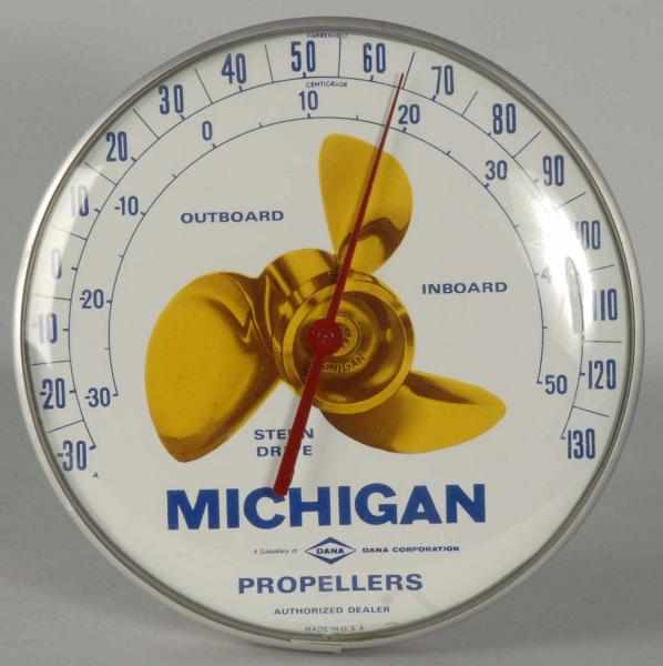 Appraisal: Michigan Propellers Thermometer Description Working Paper label Condition Excellent Plus