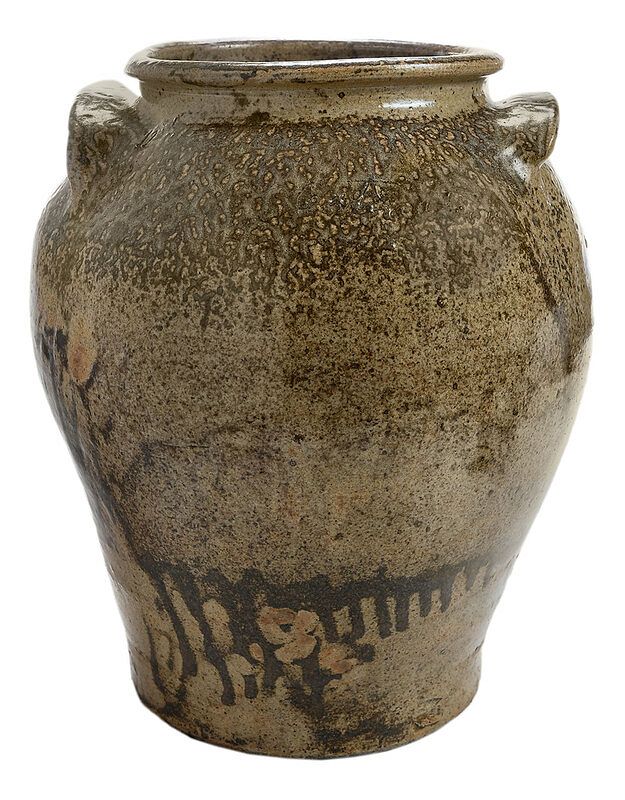 Appraisal: Important Early Dave Drake Attributed Inscription Jar Edgefield South Carolina